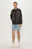 Jordan - Куртка-бомбер колір чорний