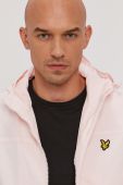 Куртка Lyle & Scott чоловіча колір рожевий перехідна