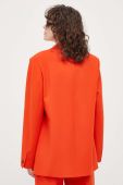 Піджак Samsoe Samsoe колір помаранчевий однобортний однотонна