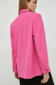 Піджак Samsoe Samsoe колір рожевий однобортний однотонна