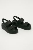 Сандалі Crocs жіночі колір чорний KLYN.LOW.WEDGE.W.206453-BLACK/BLAC