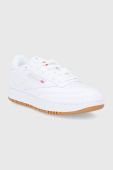 Шкіряні черевики Reebok Classic Club C Double FV5658 колір білий на плоскому ходу FV5658.100001198-WHT/WHT
