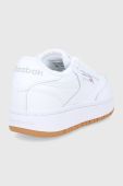 Шкіряні черевики Reebok Classic Club C Double FV5658 колір білий на плоскому ходу FV5658.100001198-WHT/WHT