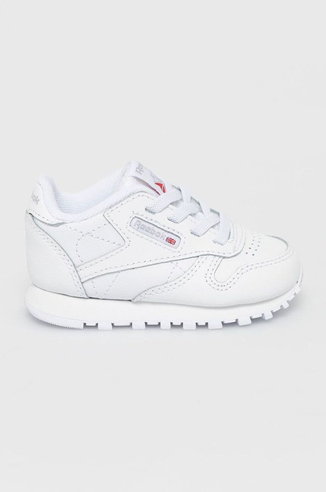 Дитячі черевики Reebok Classic CL LTHR FZ2093 колір білий