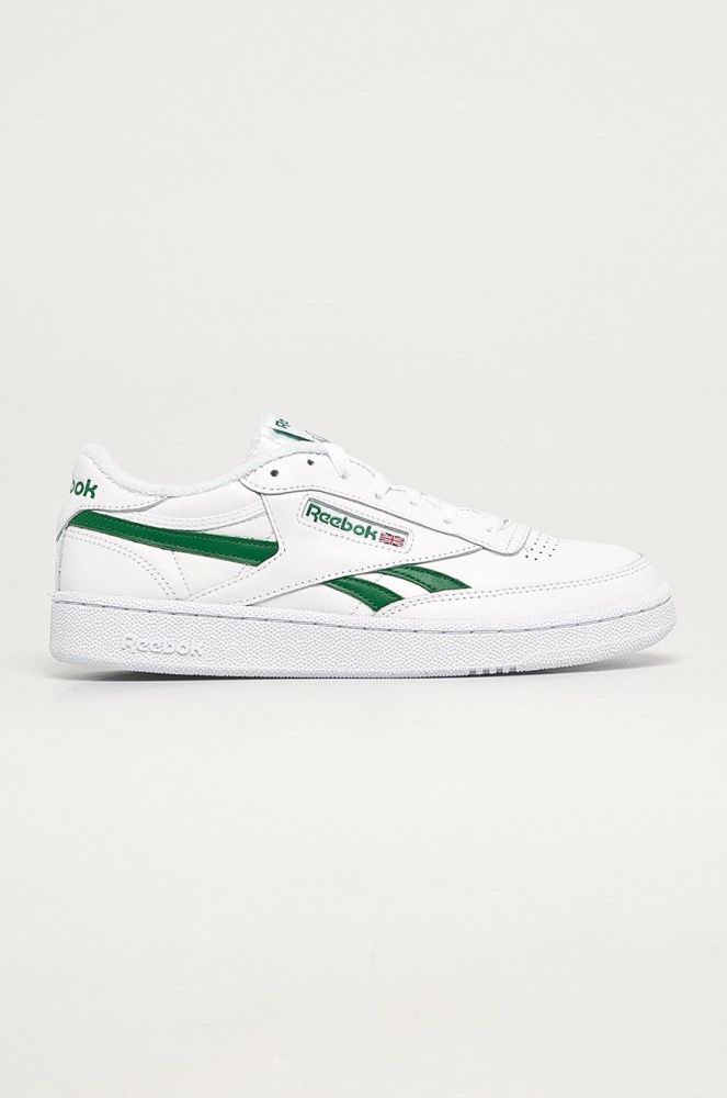 Шкіряні кросівки Reebok Classic CLUB C REVENGE MU колір білий