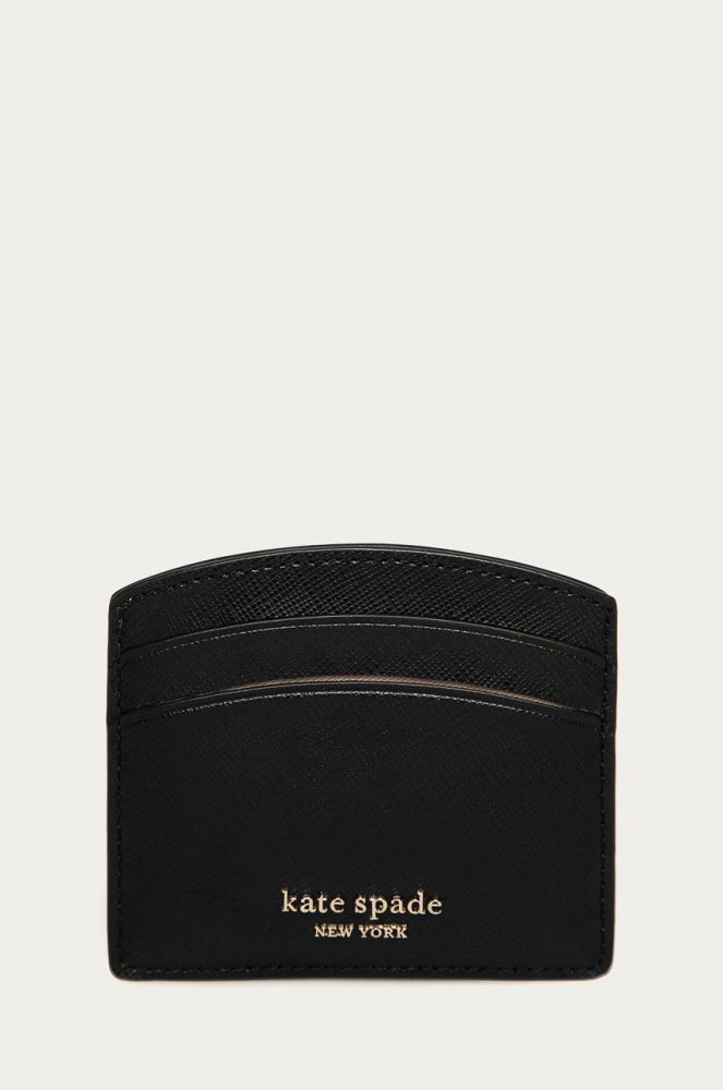 Kate Spade - Шкіряний гаманець колір чорний