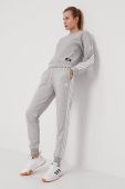 Штани adidas жіночі колір сірий з аплікацією