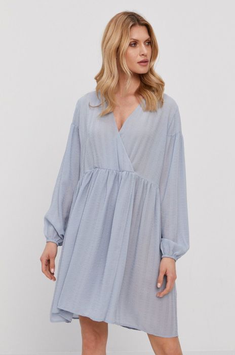 Сукня Samsoe Samsoe mini oversize колір блакитний