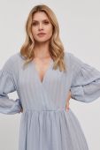Сукня Samsoe Samsoe mini oversize колір блакитний