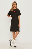Сукня Hugo колір чорний mini oversize