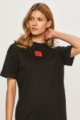 Сукня Hugo колір чорний mini oversize