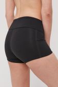 Шорти Reebok GJ5671 жіночі колір чорний гладкі