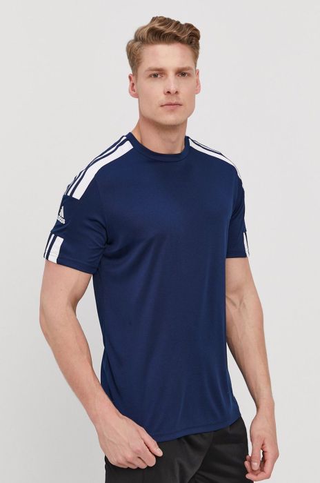 Футболка adidas Performance GN5724 чоловіча колір синій з принтом