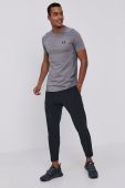 Тренувальна футболка Under Armour колір сірий однотонний 1361683-001