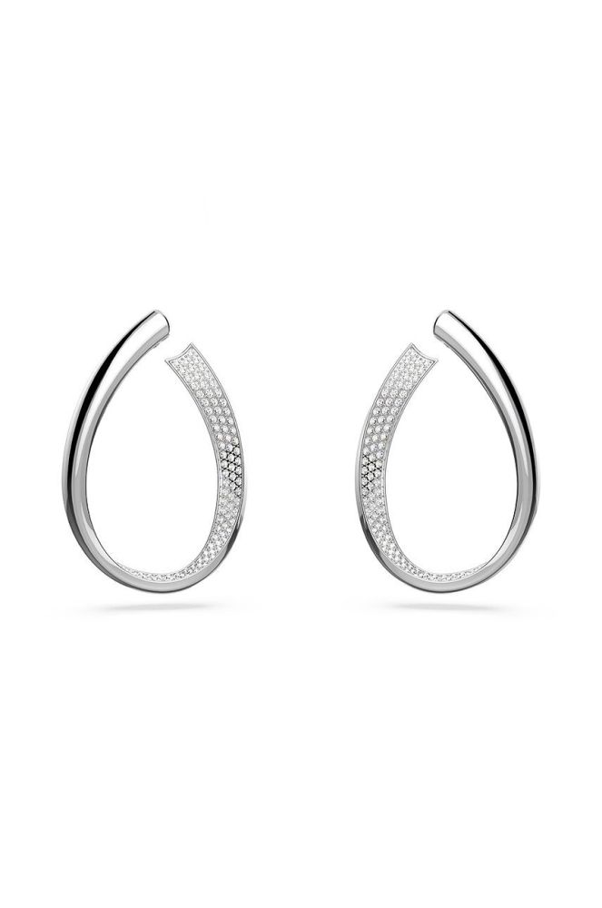Сережки Swarovski колір срібний (2075429)