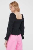 Блузка Only жіноча колір чорний однотонна (2285437)
