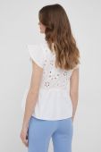 Бавовняна блузка Pennyblack жіноча колір білий однотонна