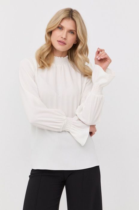 Блузка The Kooples жіноча колір білий однотонна (2297966)