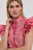 Сорочка Custommade Olina жіноча колір фіолетовий