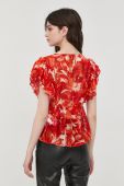 Блузка Morgan жіноча принт квіти колір барвистий (2393798)