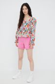 Блузка Only жіноча принт квіти колір барвистий (2337469)