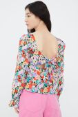 Блузка Only жіноча принт квіти колір барвистий (2337469)