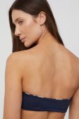 Двосторонній купальний бюстгальтер MICHAEL Michael Kors колір синій ущільнена чашечка