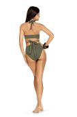 Купальник Lorin колір зелений ущільнена чашечка