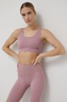 Спортивний бюстгальтер adidas Performance HD0269 колір фіолетовий однотонний