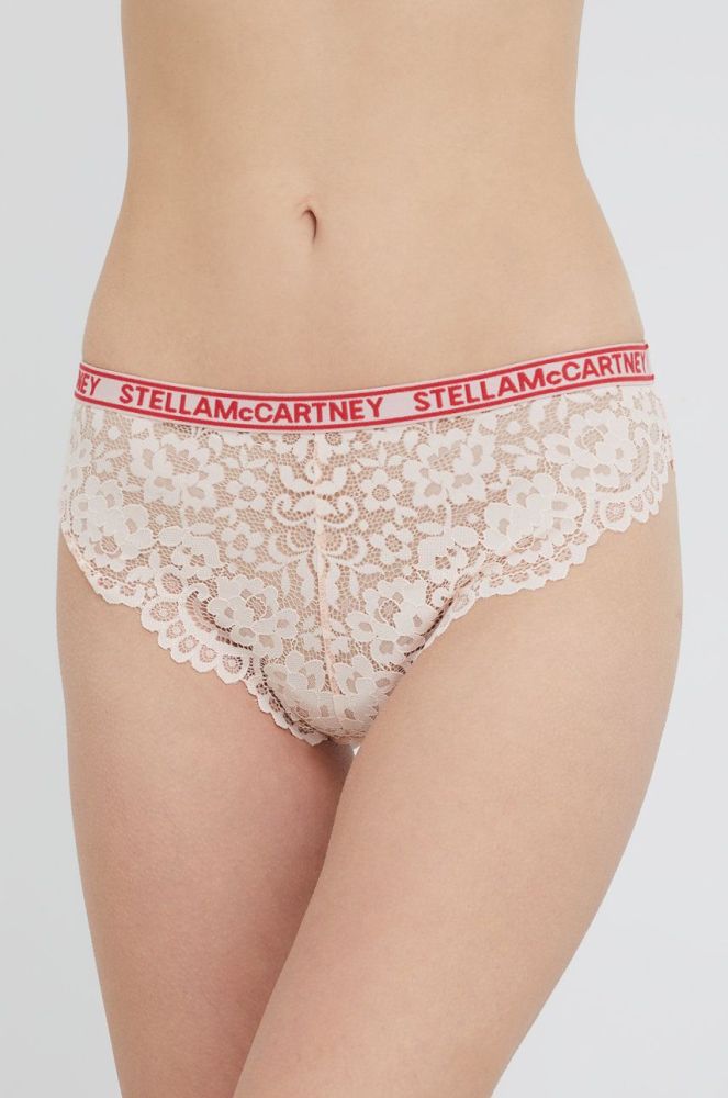 Труси Stella McCartney Lingerie колір рожевий прозоре