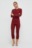 Функціональні легінси Salewa колір бордовий