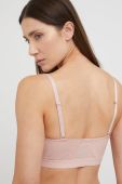 Бюстгальтер Spanx колір рожевий мереживо однотонний