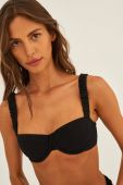 Купальний бюстгальтер Undress Code колір чорний ущільнена чашечка