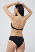 Купальний бюстгальтер Karl Lagerfeld колір чорний ущільнена чашечка (2304026)