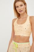 Спортивний бюстгальтер P.E Nation Direction колір помаранчевий візерунок