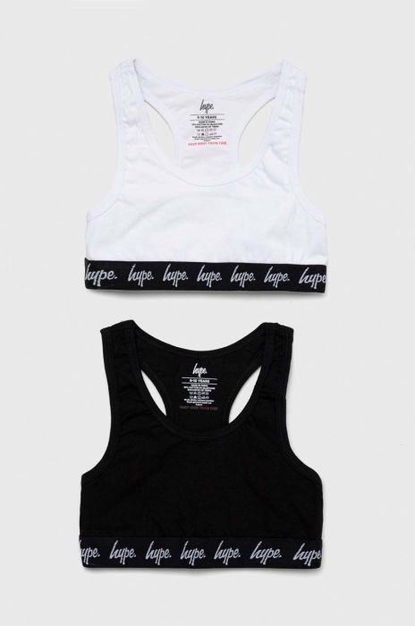 Дитячий бюстгальтер Hype 2-pack колір чорний