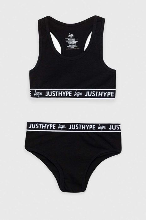 Дитячі труси і бюстгальтер Hype колір чорний (2915549)