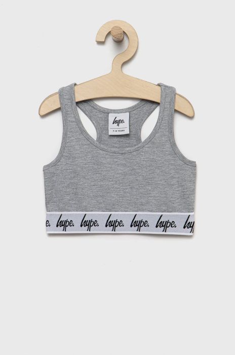Дитячий бюстгальтер Hype колір сірий