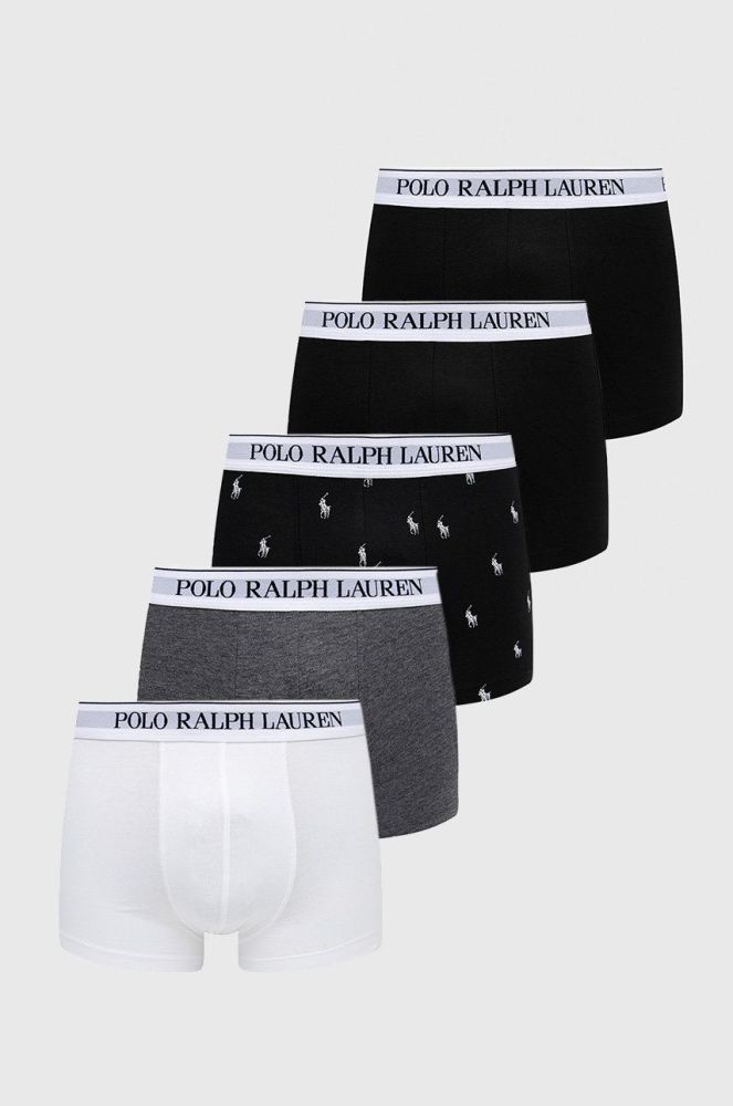 Боксери Polo Ralph Lauren (5-pack) чоловічі колір барвистий (2108131)