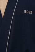 Бавовняний халат BOSS колір синій (2188212)