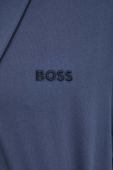 Бавовняний халат BOSS колір синій (3387720)