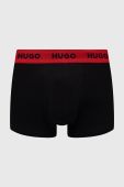 Боксери HUGO 3-pack чоловічі колір чорний (3076544)