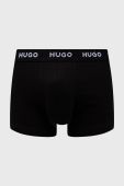 Боксери HUGO 3-pack чоловічі колір чорний (3480516)