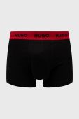 Боксери HUGO 3-pack чоловічі колір чорний (3480516)