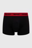 Боксери HUGO 3-pack чоловічі колір чорний (3076529)