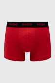 Боксери HUGO 3-pack чоловічі колір чорний (3076539)