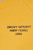 Кофта Dkny жіноча колір помаранчевий з принтом