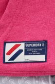 Кофта Superdry жіноча колір рожевий з аплікацією