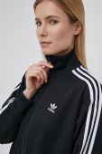 Кофта adidas Originals Adicolor HC2062 жіноча колір чорний з аплікацією HC2062-BLACK