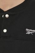 Бавовняна кофта Reebok Classic H49273 жіноча колір чорний однотонна